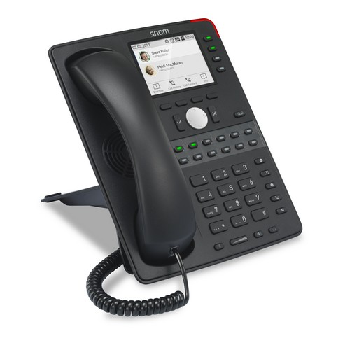 D765 Desk Telephone : A desk phone with HD audio and a rich visual information display