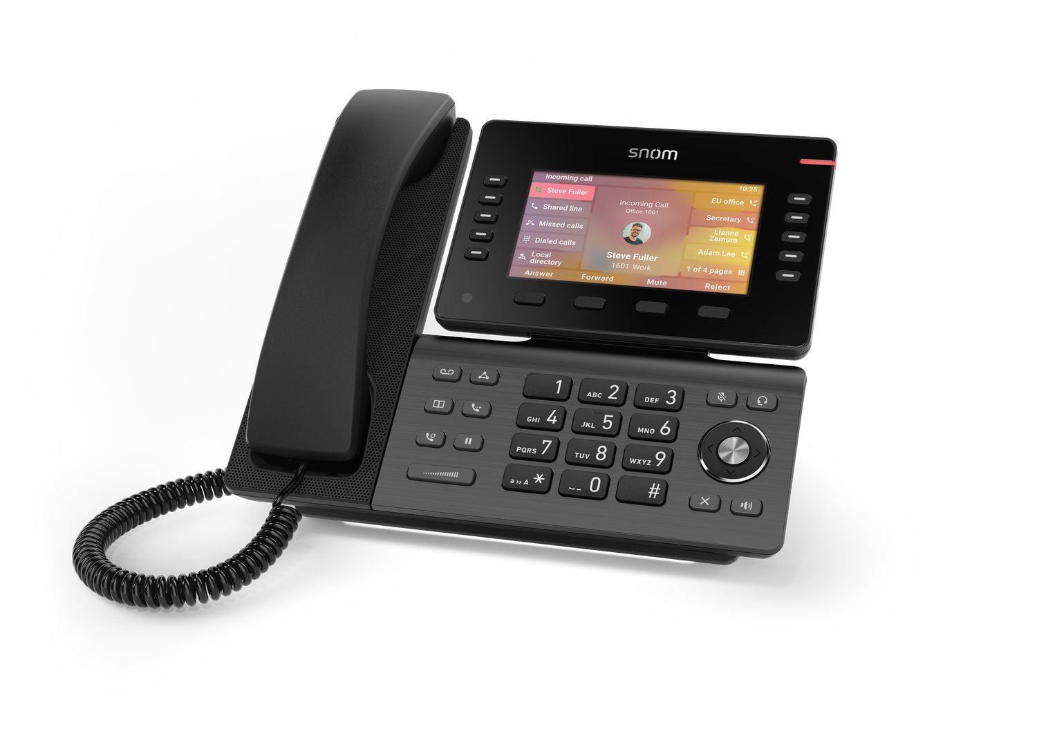 View 3 - D865 Desk phone