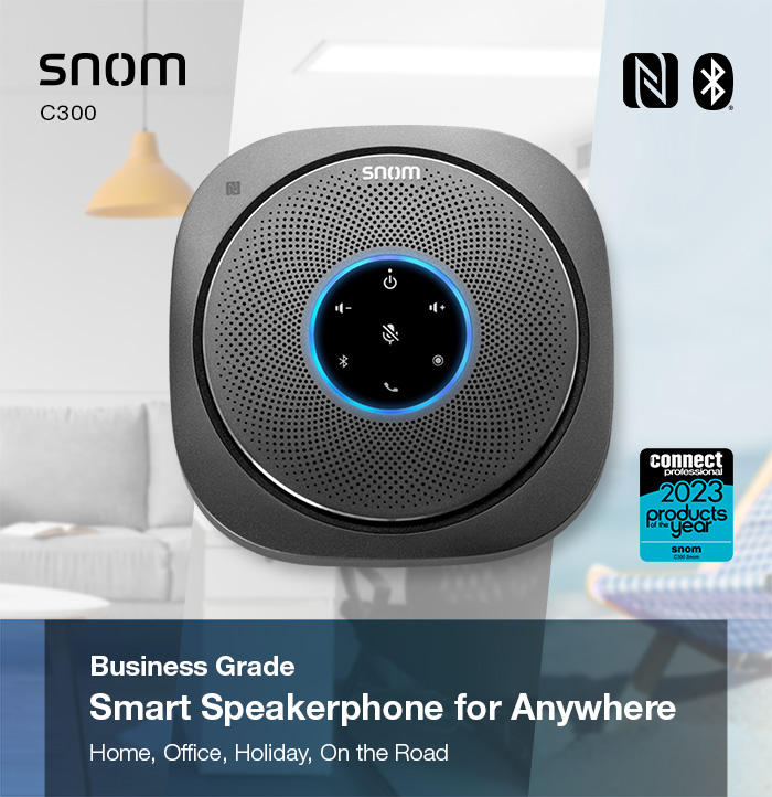 Business Grade - Smart Speakerphone for Anywhere - Home, Office, Holiday, On the road