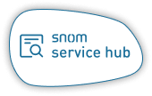 snom service hub logo