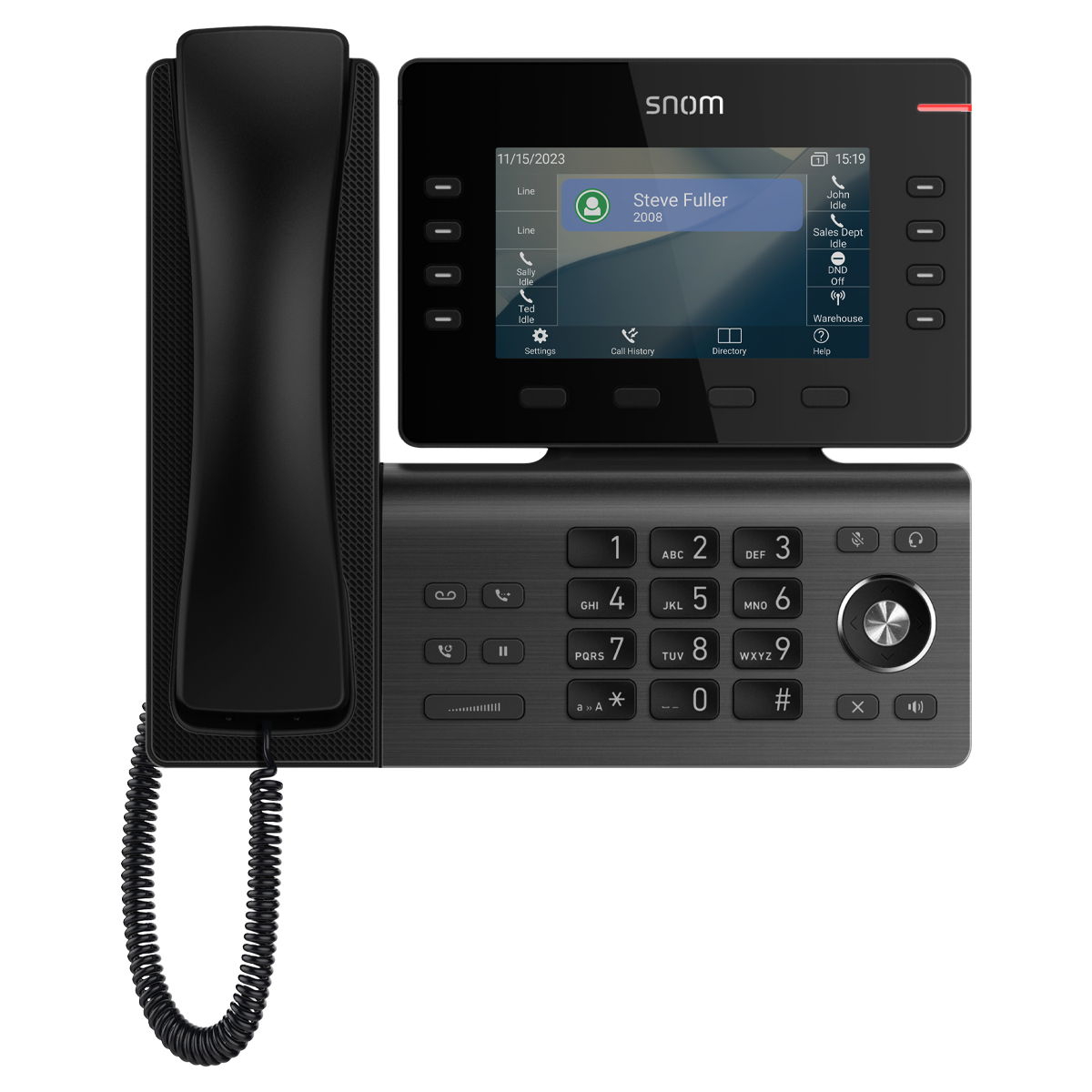 View 3 - D812 Desk phone